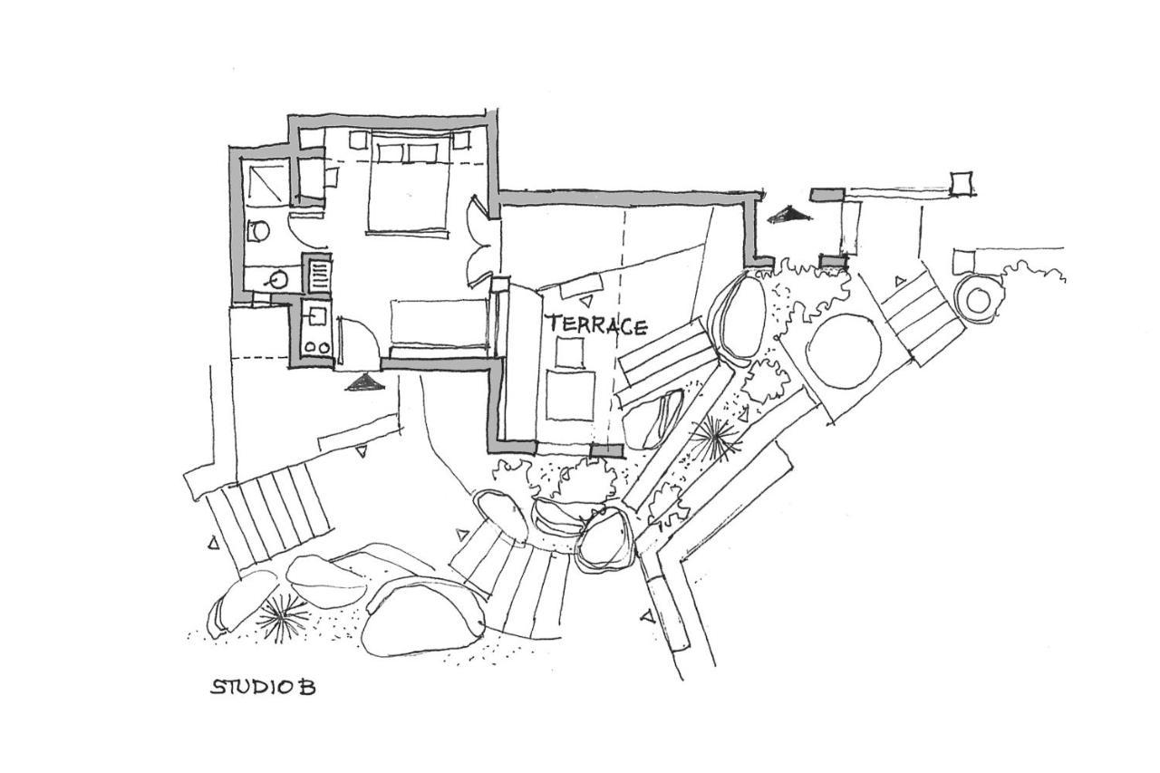 Amare Mykonos Villa Túrlosz Szoba fotó